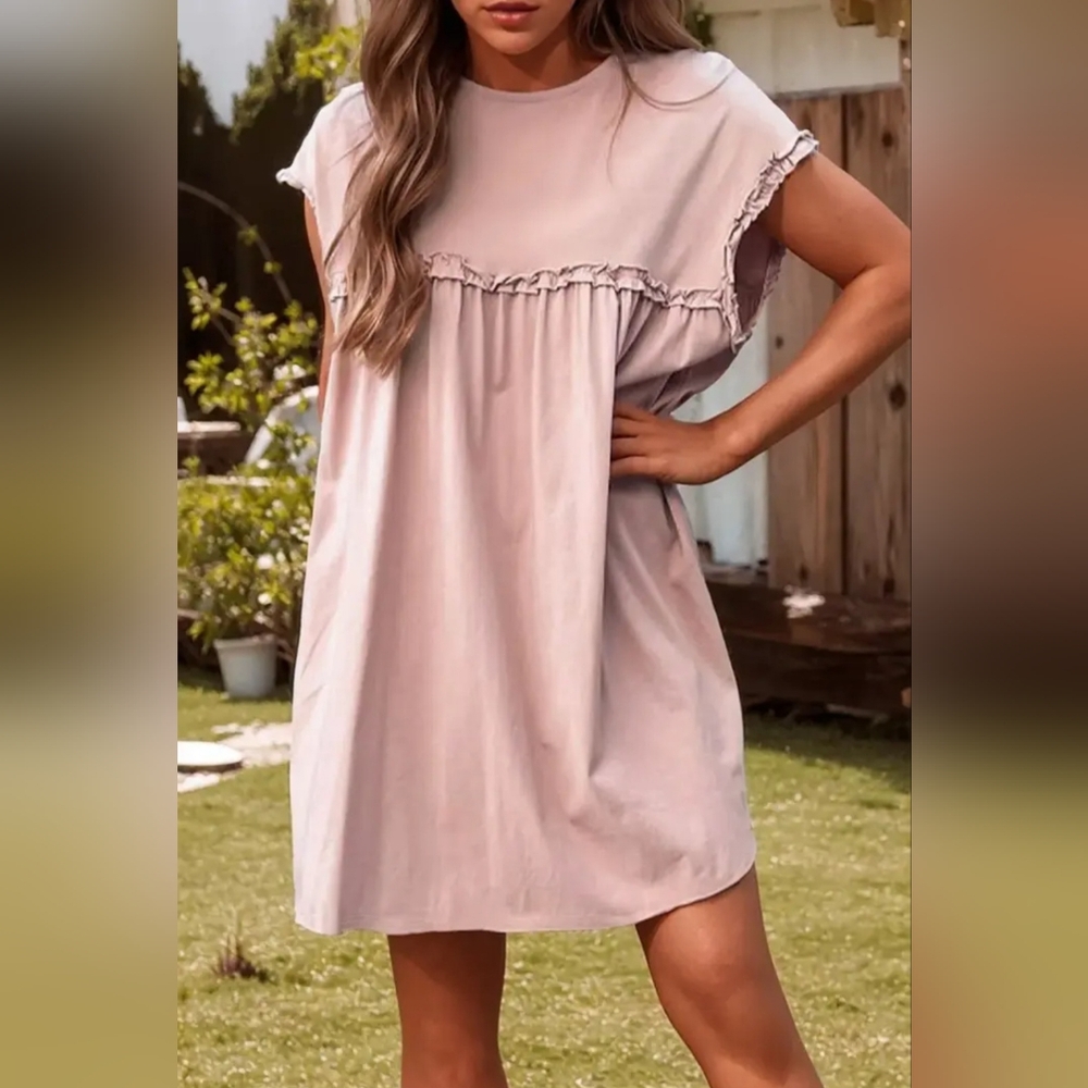 Ruffle Mini  Dress -Missy